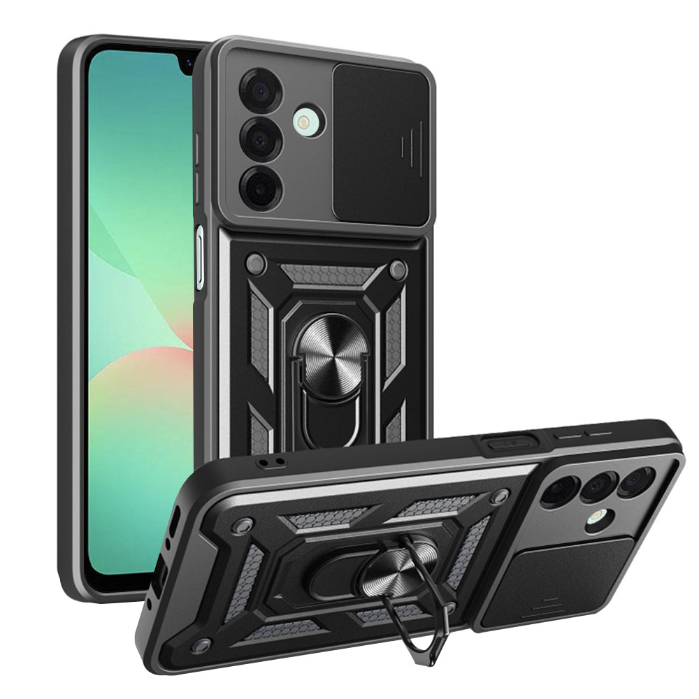 Custodia per Samsung Galaxy A26 A266, Techsuit, CamShield, Nera