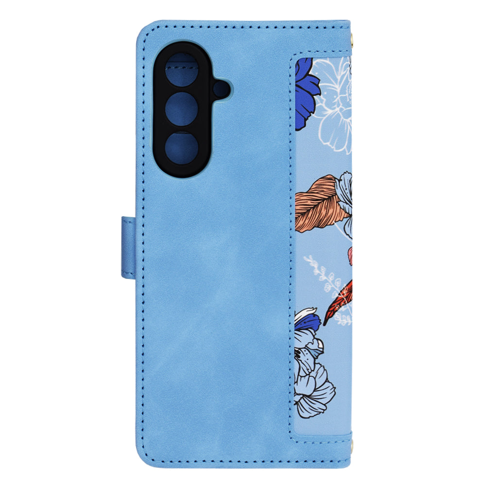 Custodia per Samsung Galaxy A26 A266, Techsuit, FlipCraft, Blu