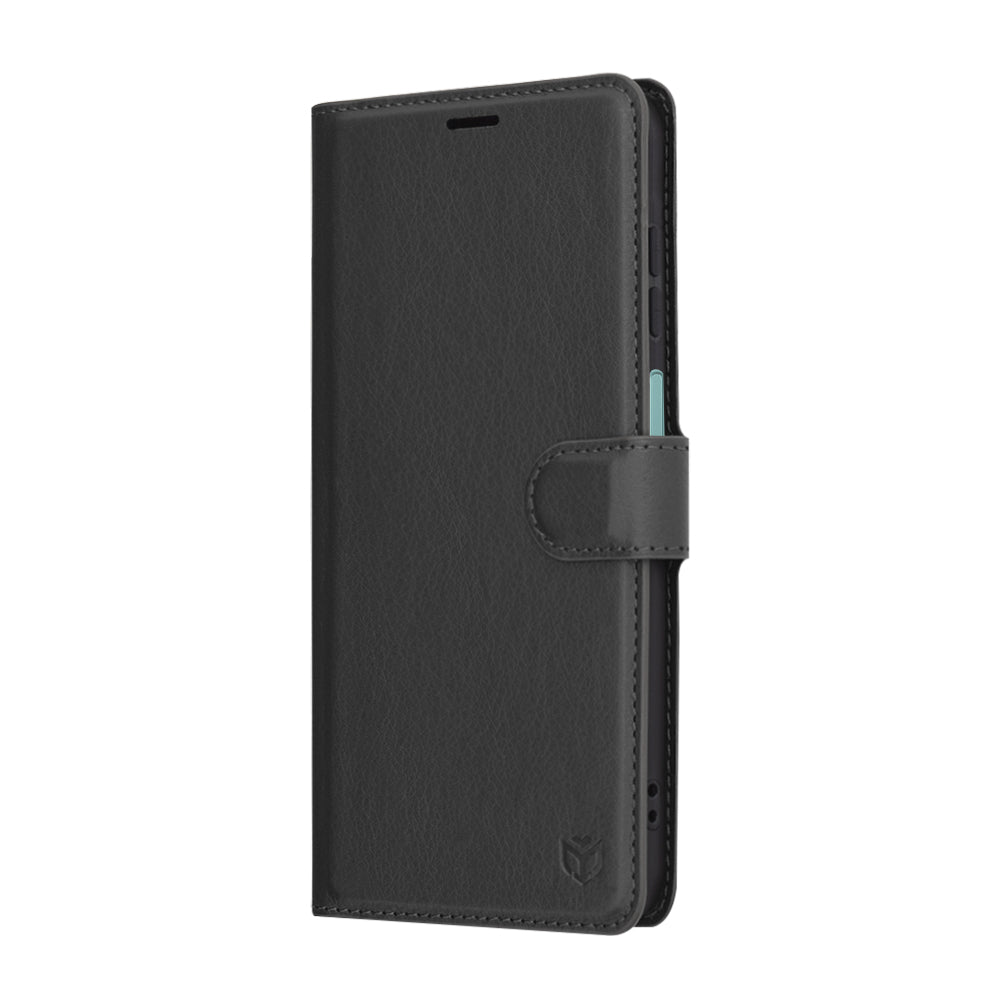 Custodia per Samsung Galaxy A26 A266, Techsuit, Leather Folio, Nera