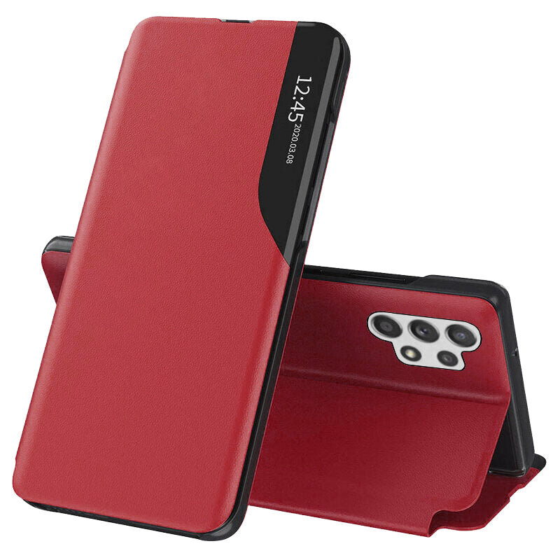 Custodia per Samsung Galaxy A32 A325, Techsuit, eFold, Rossa