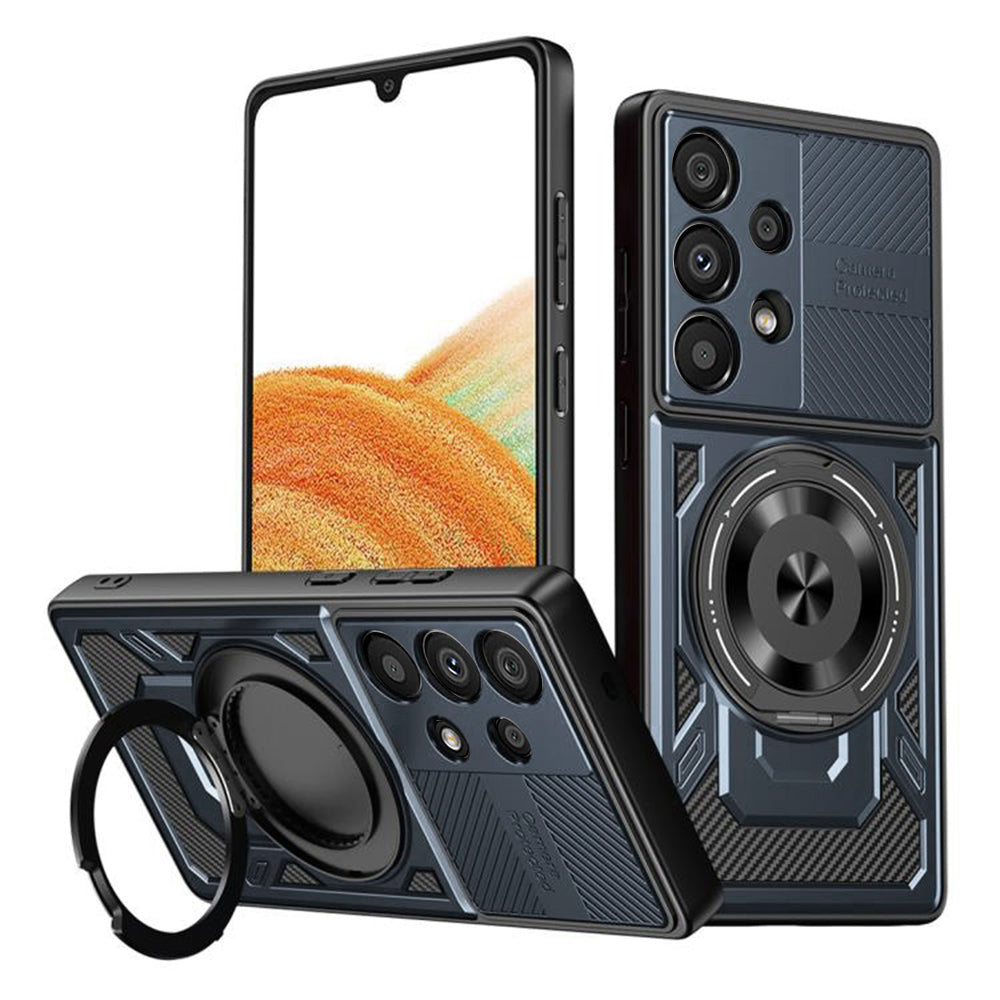 Custodia per Samsung Galaxy A33 5G A336, Techsuit, RuggedCam, Blu