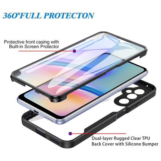 Coque pour Samsung Galaxy A34 A346, Techsuit, ColorVerse 360, Bleue