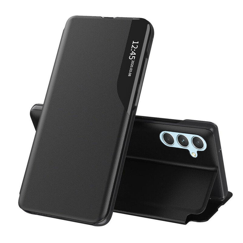 Custodia per Samsung Galaxy A34 A346, Techsuit, eFold, Nera
