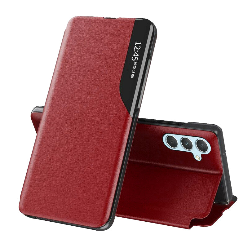 Custodia per Samsung Galaxy A34 A346, Techsuit, eFold, Rossa