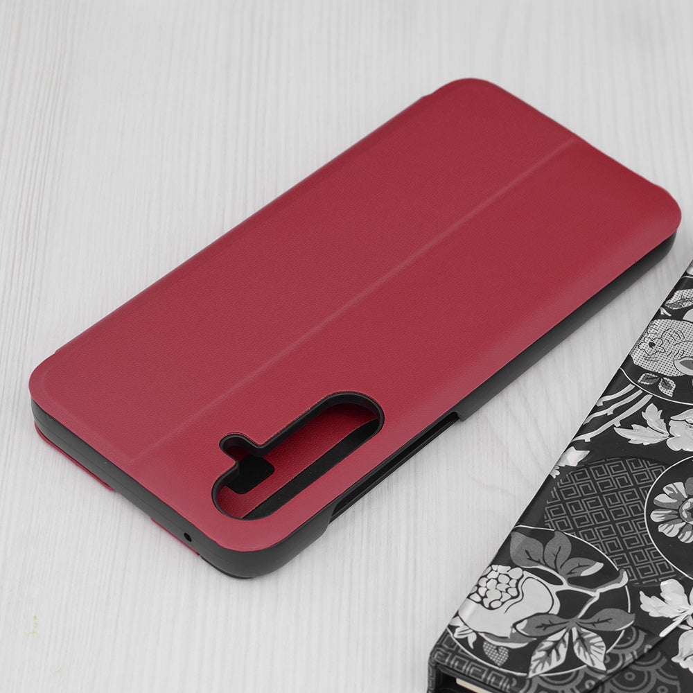 Custodia per Samsung Galaxy A35 5G A356, Techsuit, eFold, Rossa