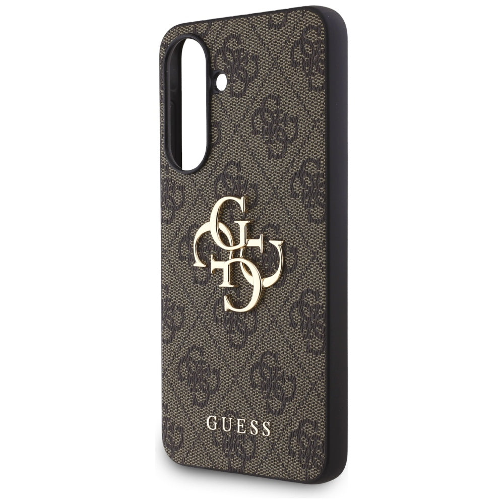 Custodia per Samsung Galaxy A36 A366, Guess, 4G Big Logo, Marrone