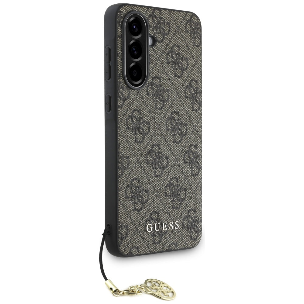 Hülle für Samsung Galaxy A36 A366, Guess, 4G Charm, Braun