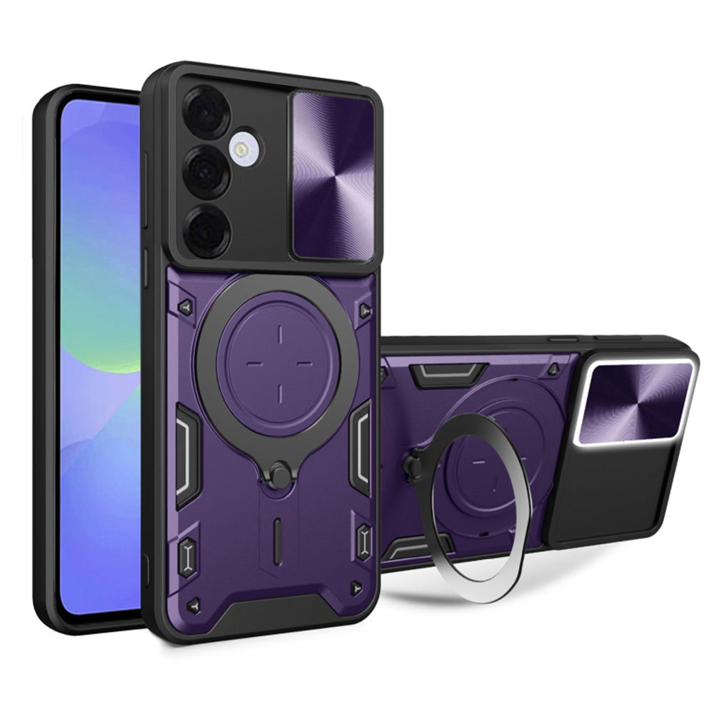 Custodia per Samsung Galaxy A36 A366, Techsuit, CamGuard Pro, Viola