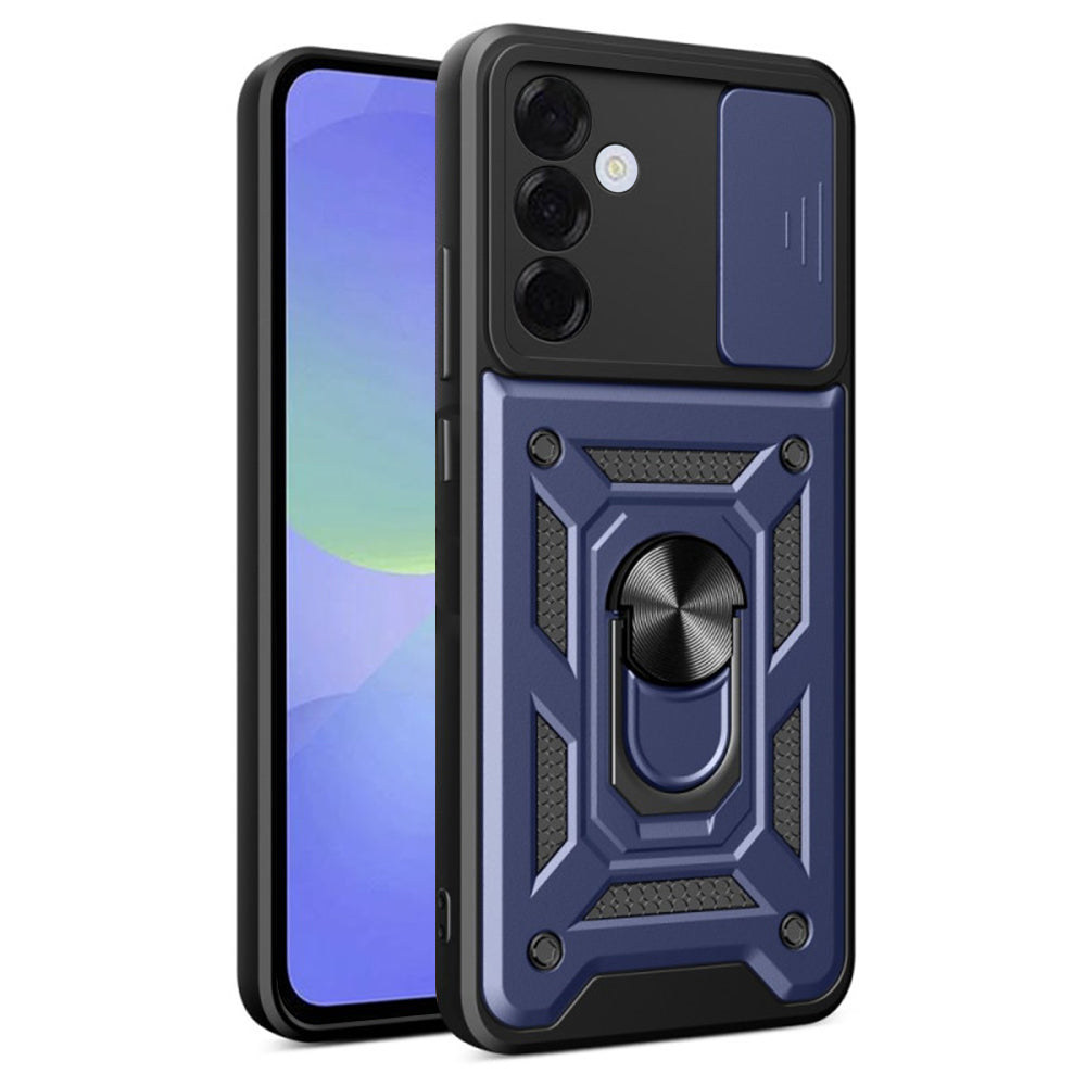Custodia per Samsung Galaxy A36 A366, Techsuit, CamShield, Blu