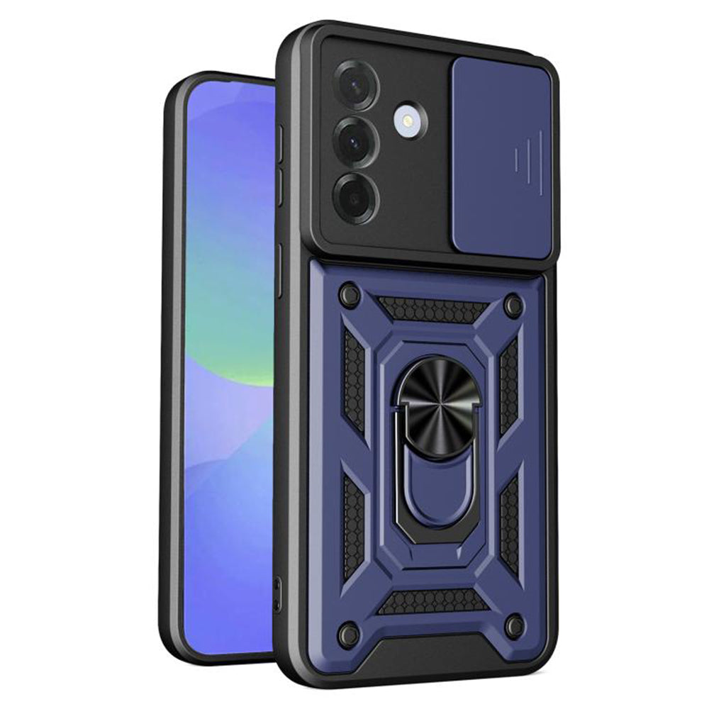 Custodia per Samsung Galaxy A37 5G, Techsuit, CamShield, Blu