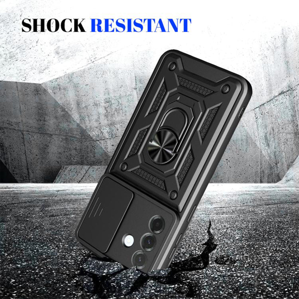 Custodia per Samsung Galaxy A37 5G, Techsuit, CamShield, Blu