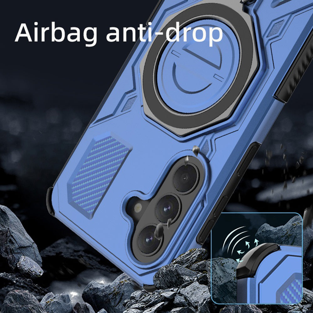 Hülle für Samsung Galaxy A37 5G, Techsuit, Carbon Shield Pro, Lila