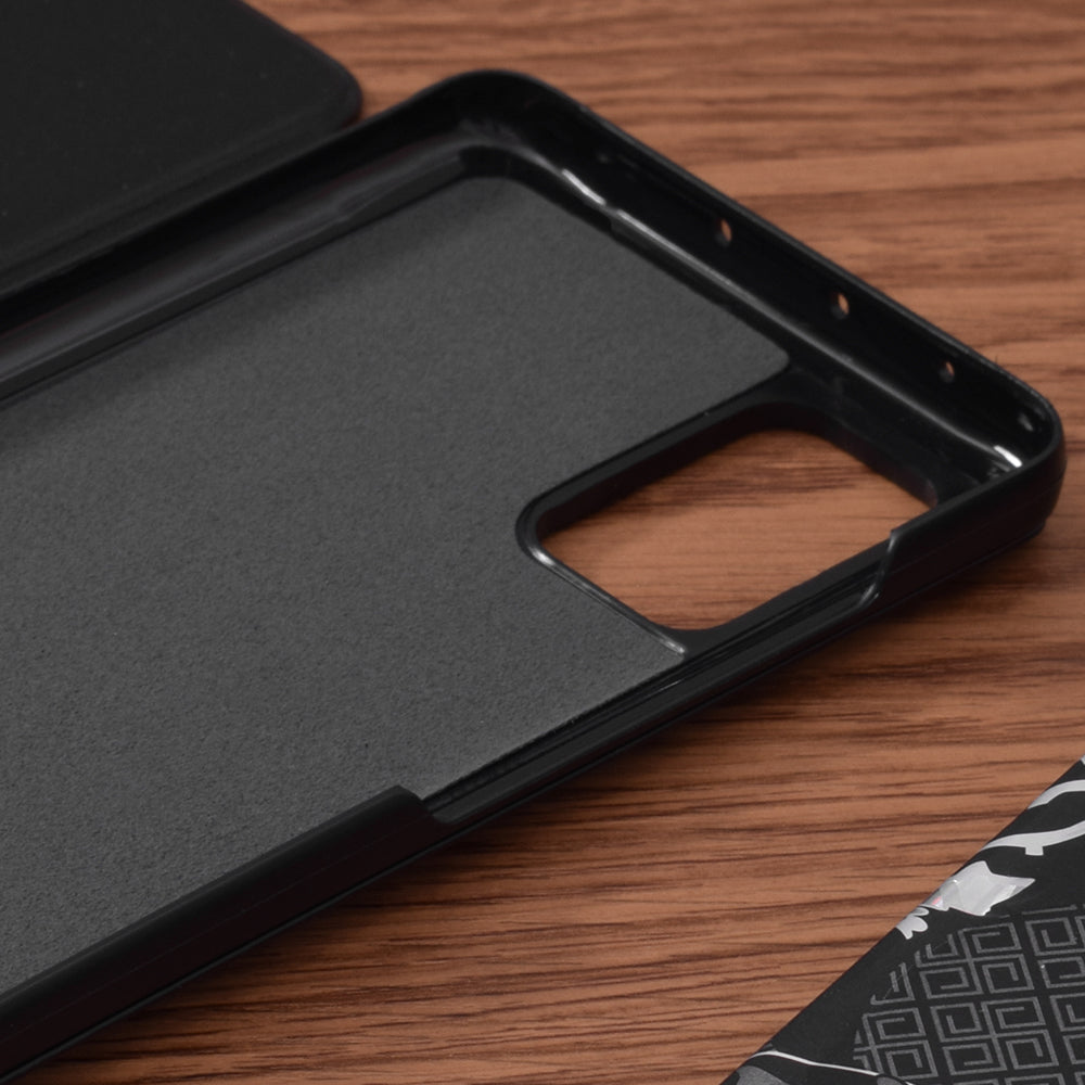 Coque pour Samsung Galaxy A51 A515, Techsuit, eFold, Noire