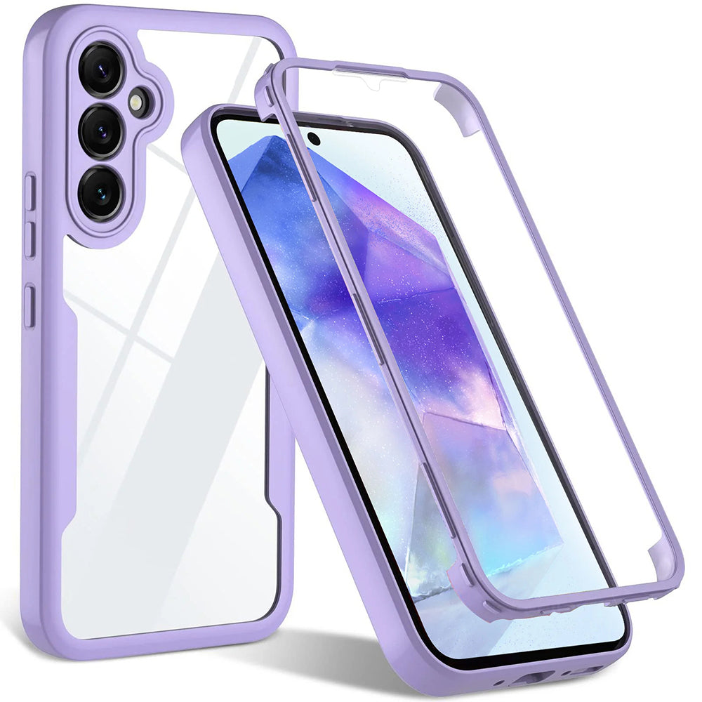 Coque pour Samsung Galaxy A54 A546, Techsuit, ColorVerse 360, Violet