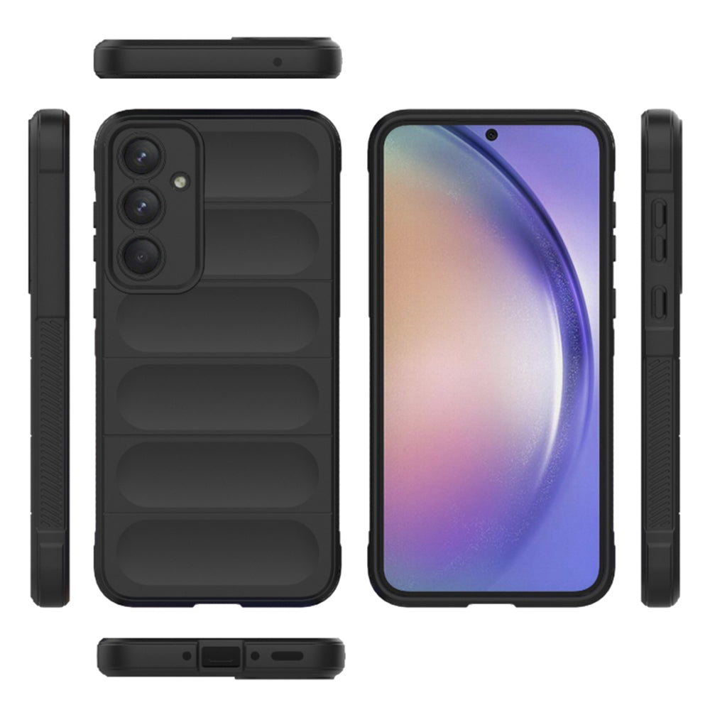 Custodia per Samsung Galaxy A54 A546, Techsuit, Magic Shield, Nera