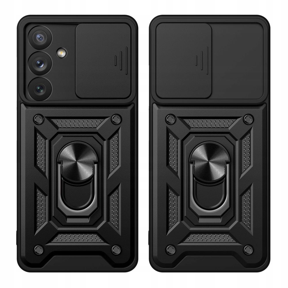 Custodia per Samsung Galaxy A55 5G A556, Techsuit, CamShield, Nera