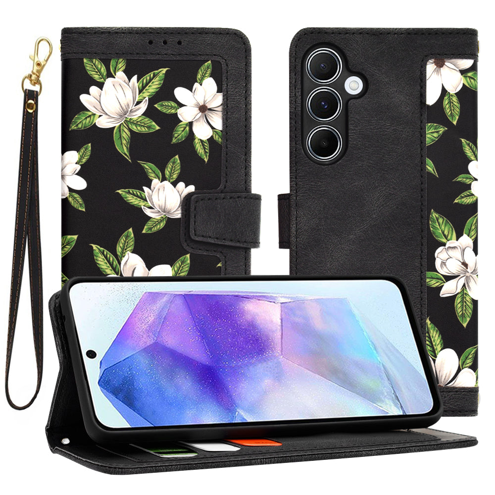 Custodia per Samsung Galaxy A55 5G A556, Techsuit, FlipCraft, Nera