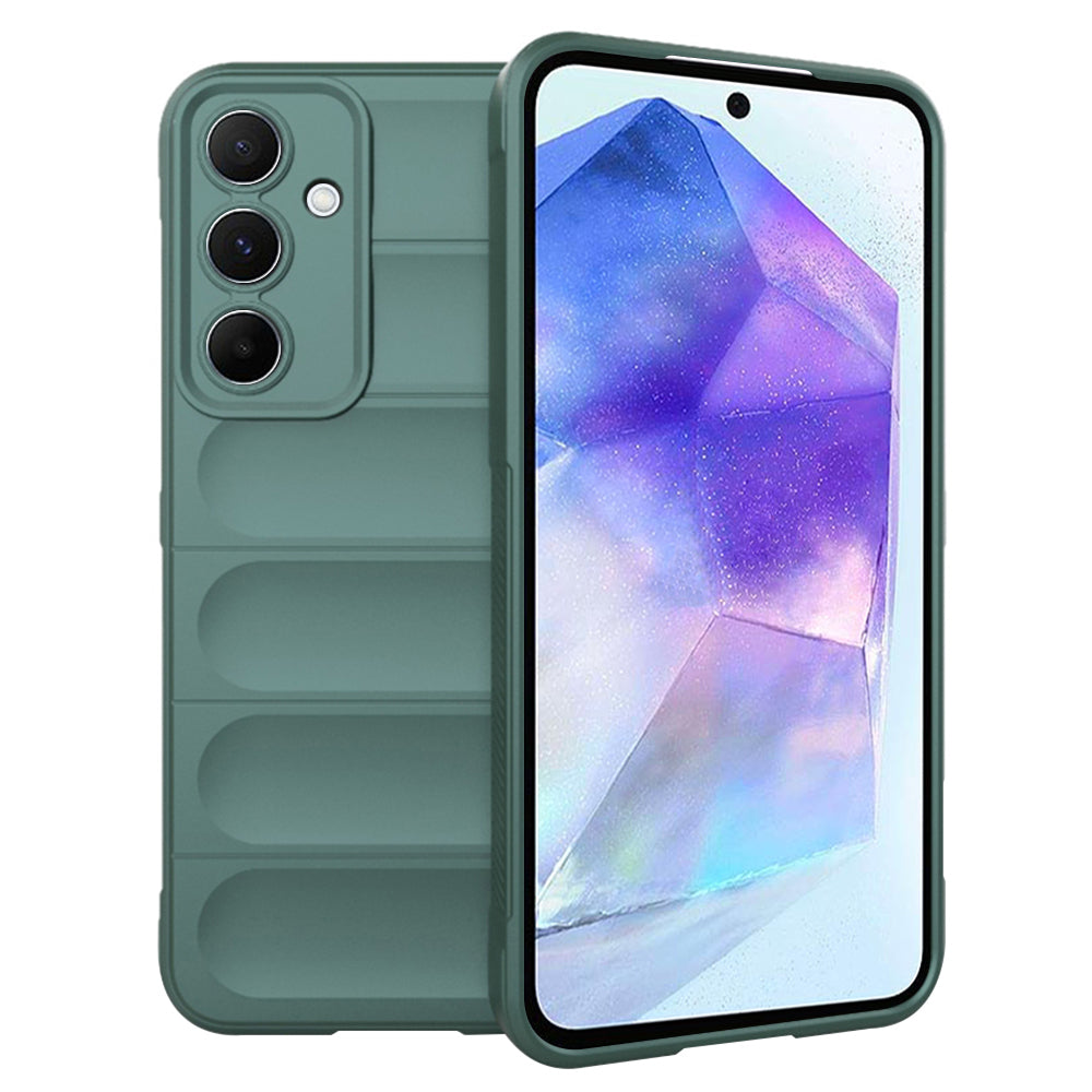 Custodia per Samsung Galaxy A55 5G A556, Techsuit, Magic Shield, Verde