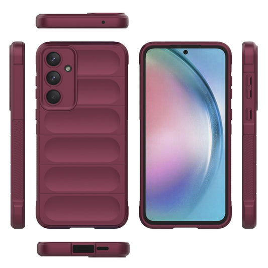 Custodia per Samsung Galaxy A55 5G A556, Techsuit, Magic Shield, Verde