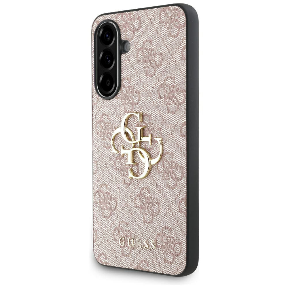 Custodia per Samsung Galaxy A56 A566, Guess, 4G Big Logo, Rosa