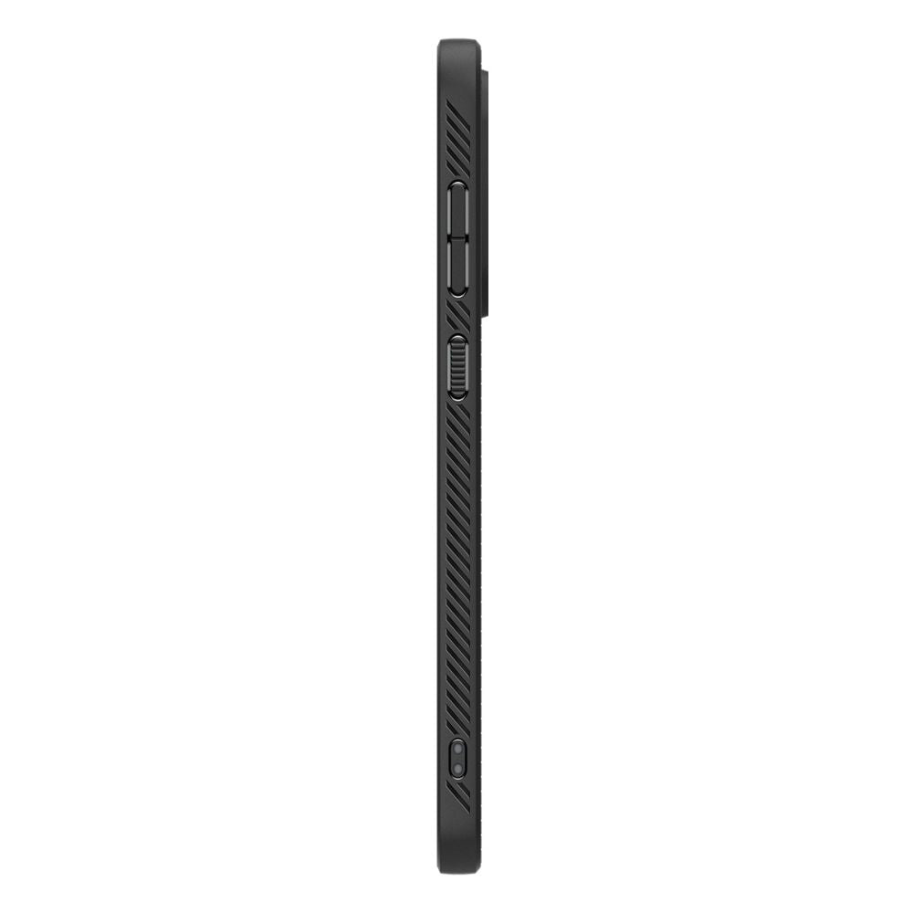 Custodia per Samsung Galaxy A56 A566, Spigen, Liquid Air, Nero Opaco ACS09291