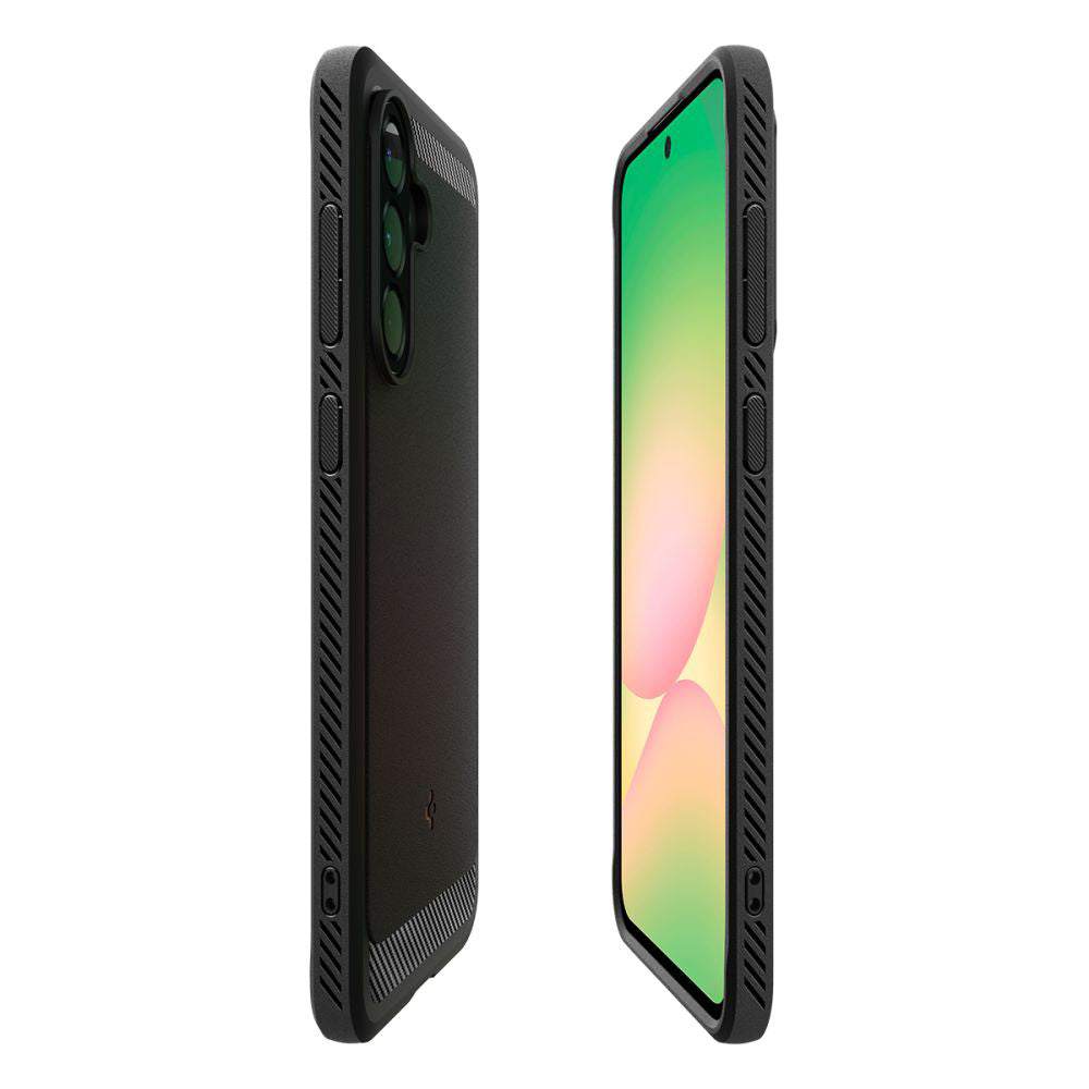 Custodia per Samsung Galaxy A56 A566, Spigen, Rugged Armor, Nera ACS09225