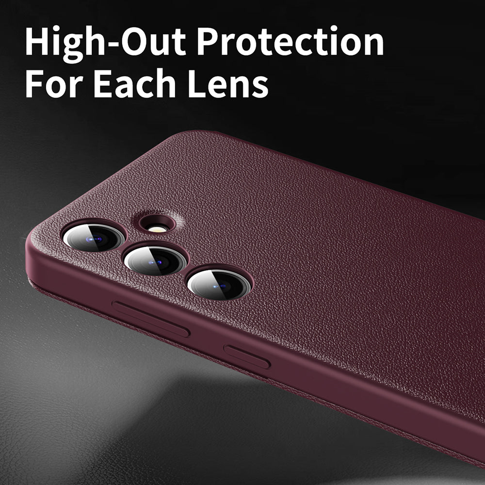 Coque pour Samsung Galaxy A56 A566, Techsuit, SmartView, Rouge
