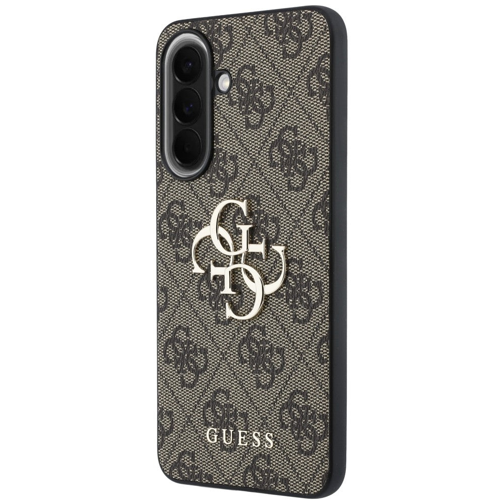 Coque pour Samsung Galaxy A57 5G, Guess, 4G Big Logo, Marron