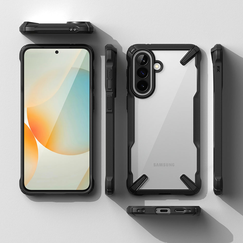 Hülle für Samsung Galaxy A57 5G, Ringke, Fusion X, Schwarz