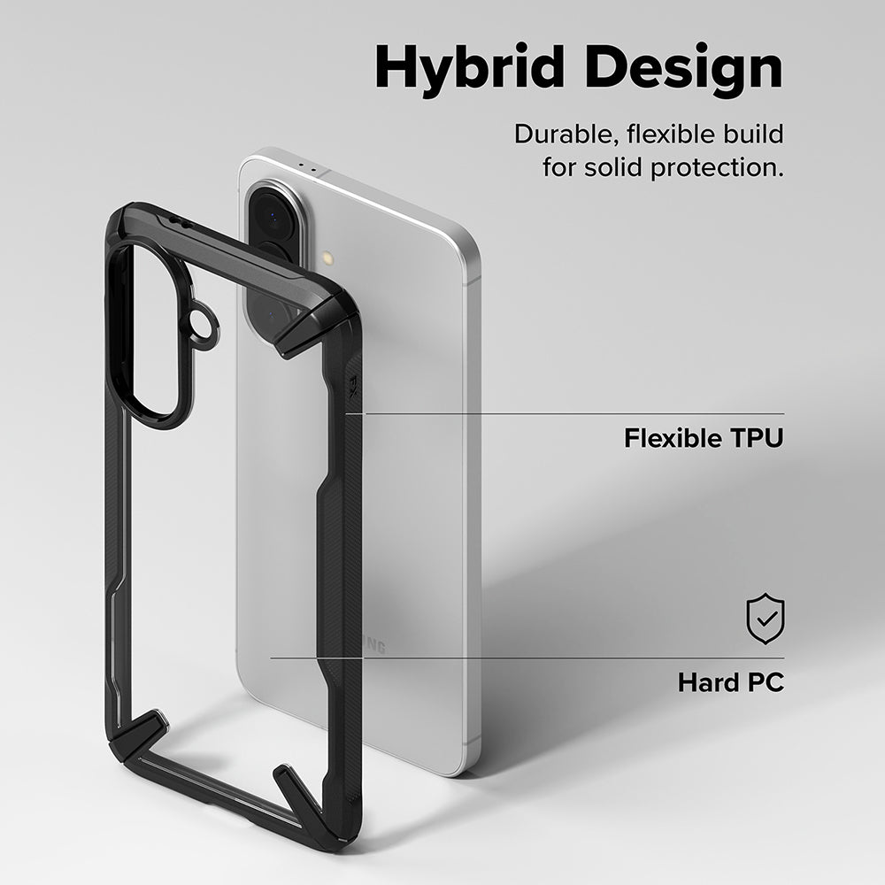 Hülle für Samsung Galaxy A57 5G, Ringke, Fusion X, Schwarz