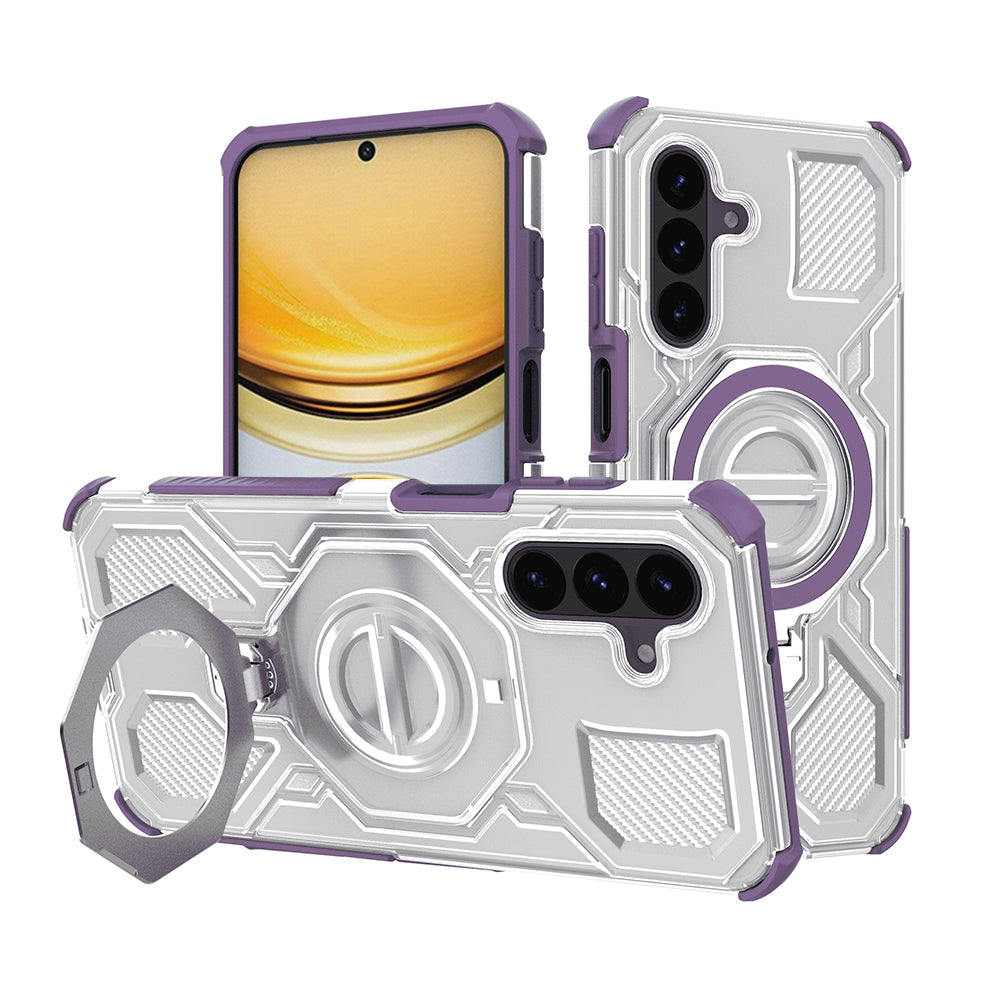 Hülle für Samsung Galaxy A57 5G, Techsuit, Carbon Shield Pro, Lila