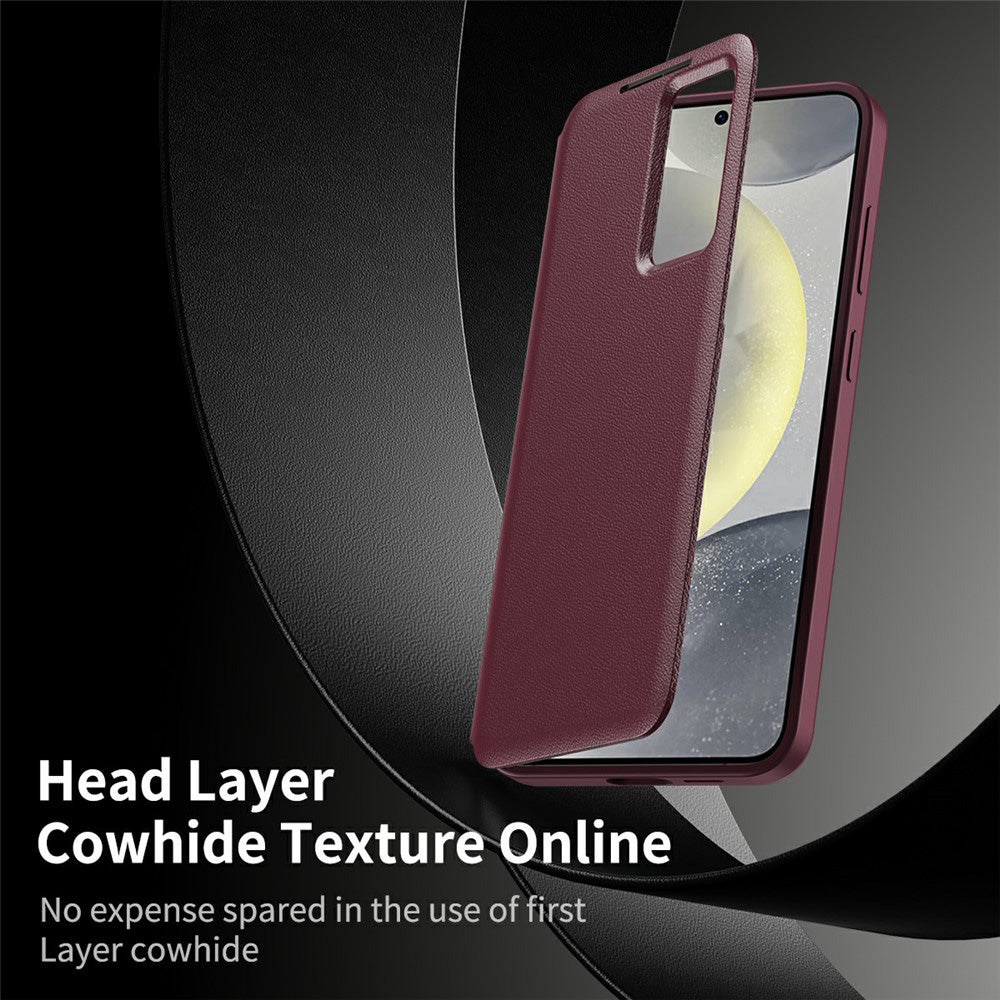 Custodia per Samsung Galaxy A57 5G, Techsuit, SmartView, Rossa