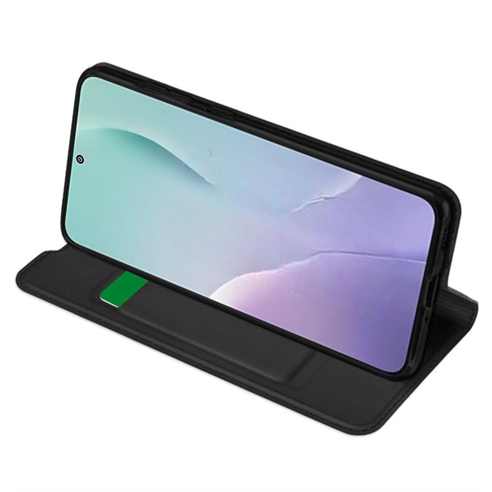 Custodia per Samsung Galaxy M56 M566, Techsuit, Magskin Book, Nera