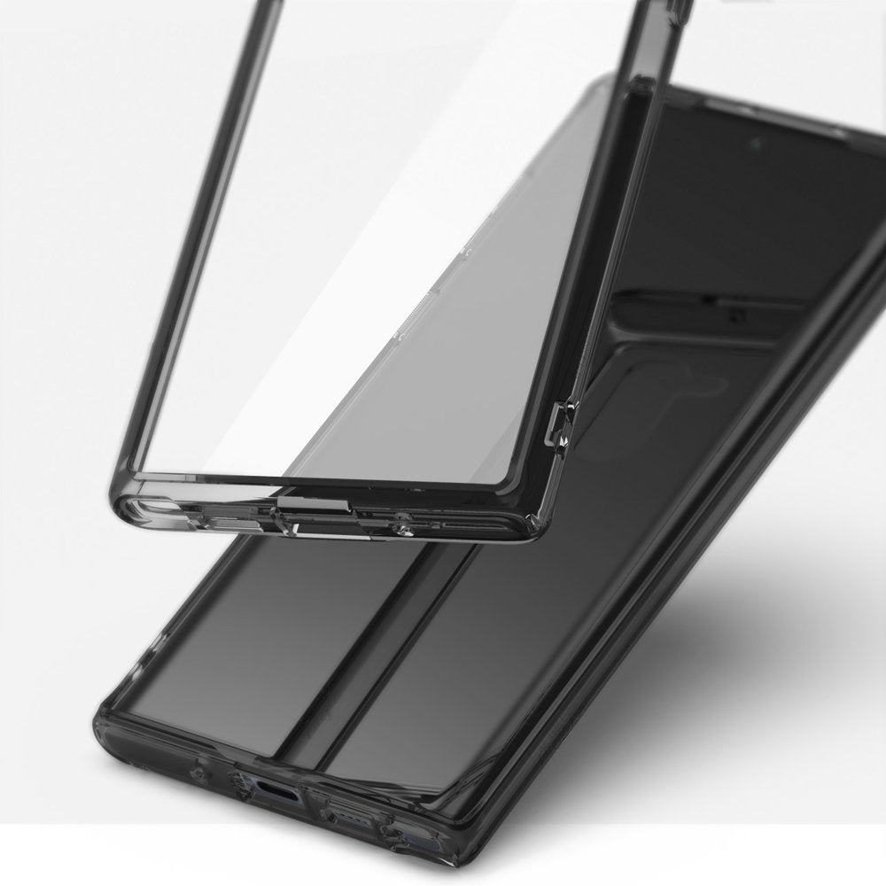Custodia per Samsung Galaxy Note 10+ 5G N976 / Note 10+ N975, Ringke, Fusion, Trasparente