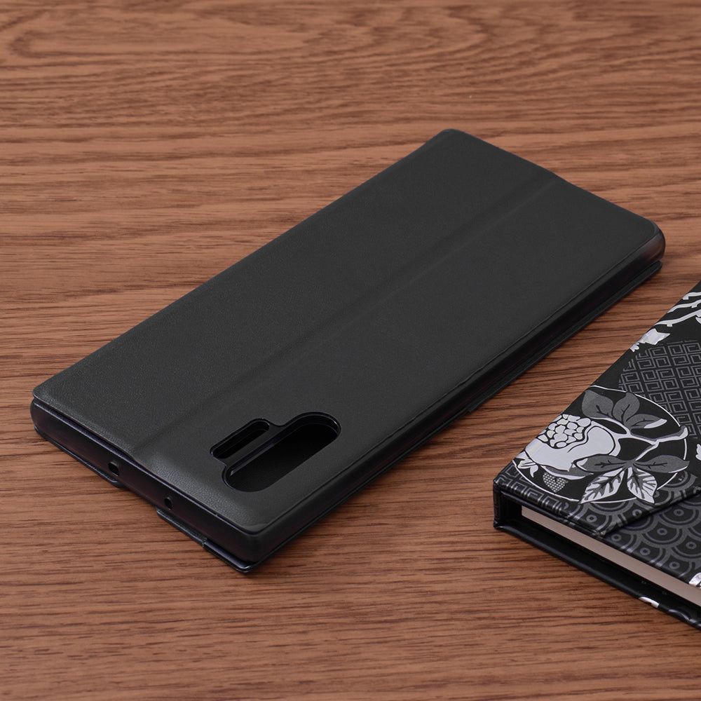Custodia per Samsung Galaxy Note 10+ 5G N976 / Note 10+ N975, Techsuit, eFold, Nera