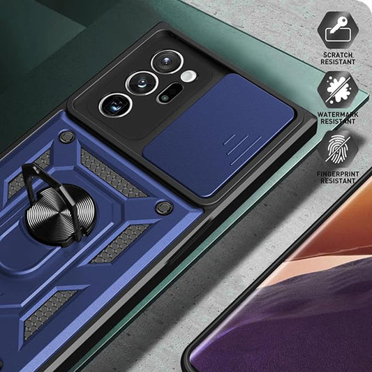 Coque pour Samsung Galaxy Note 20 5G N981 / Note 20 N980, Techsuit, CamShield, Noire