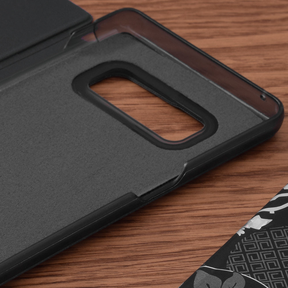 Custodia per Samsung Galaxy Note 8 N950, Techsuit, eFold, Nera