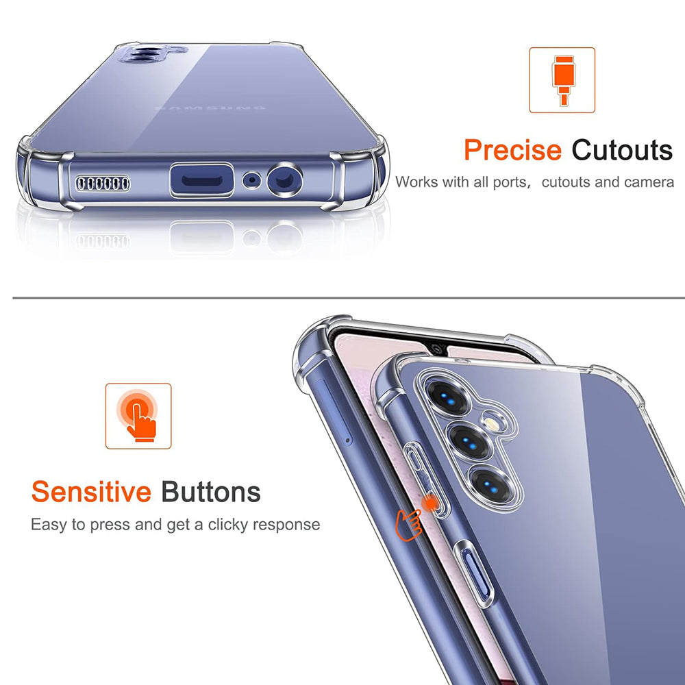 Custodia per Samsung Galaxy S10+ G975, Techsuit, Shockproof Clear, Trasparente