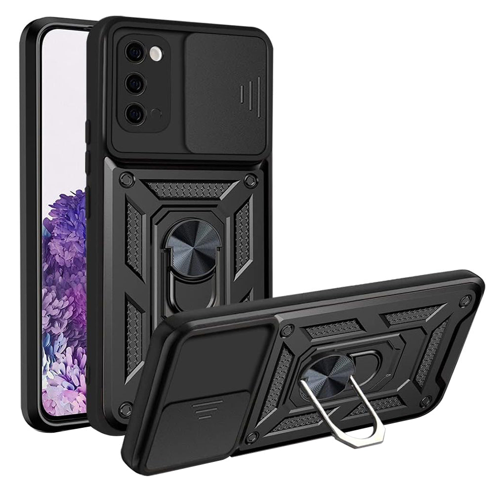 Custodia per Samsung Galaxy S20 5G G981 / S20 G980, Techsuit, CamShield, Nera