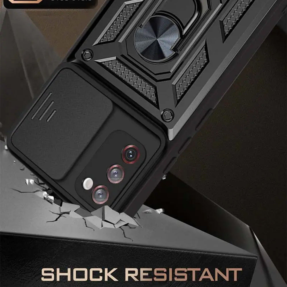 Custodia per Samsung Galaxy S20 FE 2022 G781 / S20 FE 5G G781 / S20 FE G780, Techsuit, CamShield, Nera
