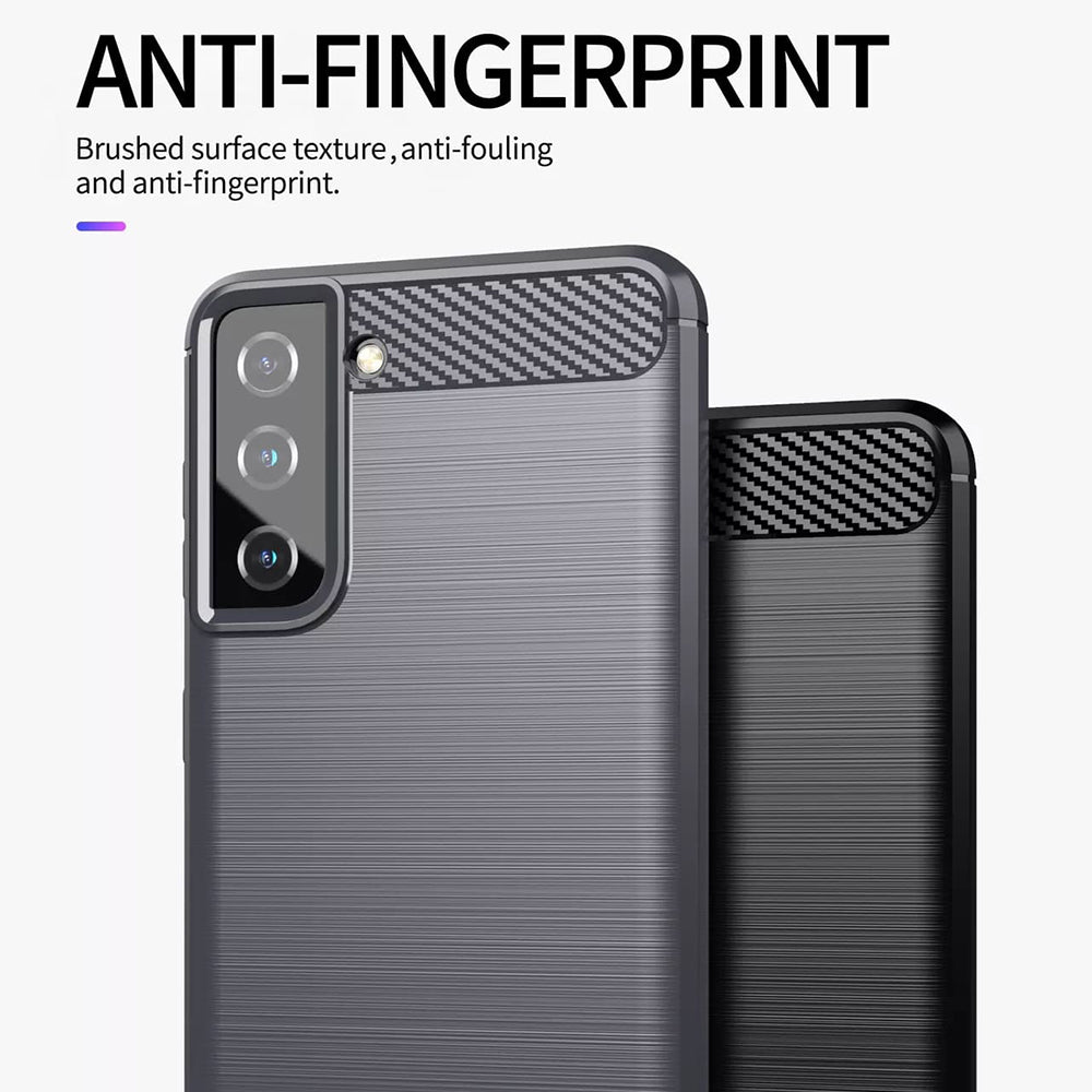 Custodia per Samsung Galaxy S20 FE 2022 G781 / S20 FE 5G G781 / S20 FE G780, Techsuit, Carbonio, Blu