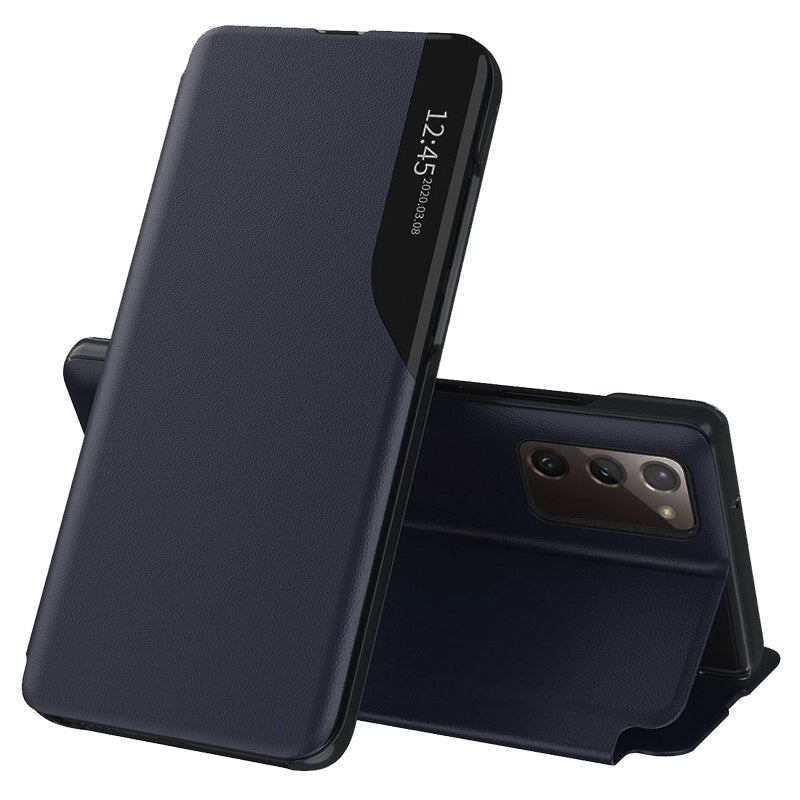 Custodia per Samsung Galaxy S20 FE 2022 G781 / S20 FE 5G G781 / S20 FE G780, Techsuit, eFold, Blu Scuro