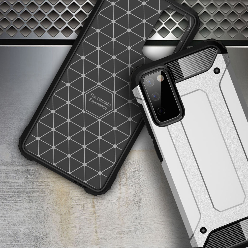 Custodia per Samsung Galaxy S20 FE 2022 G781 / S20 FE 5G G781 / S20 FE G780, Techsuit, Hybrid Armor, Nera