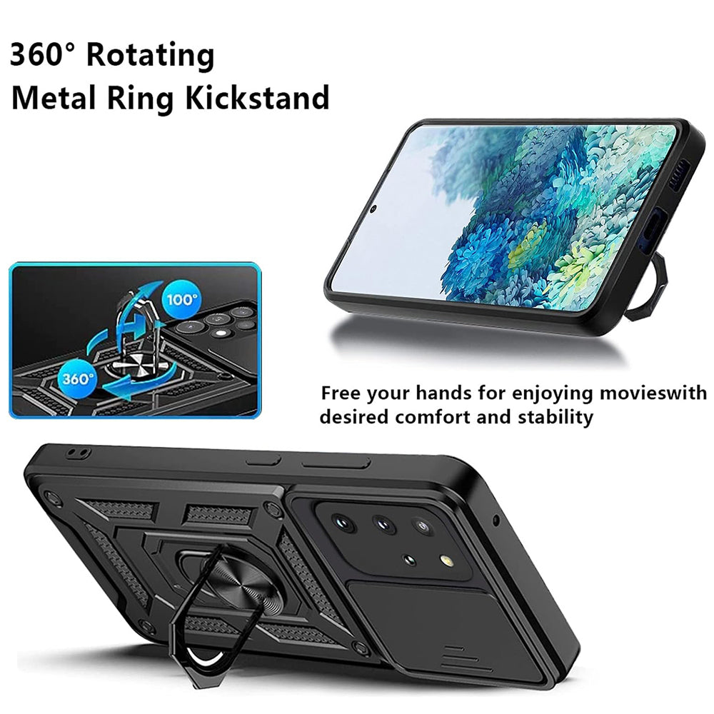 Custodia per Samsung Galaxy S20+ 5G G986 / S20+ G985, Techsuit, CamShield, Nera
