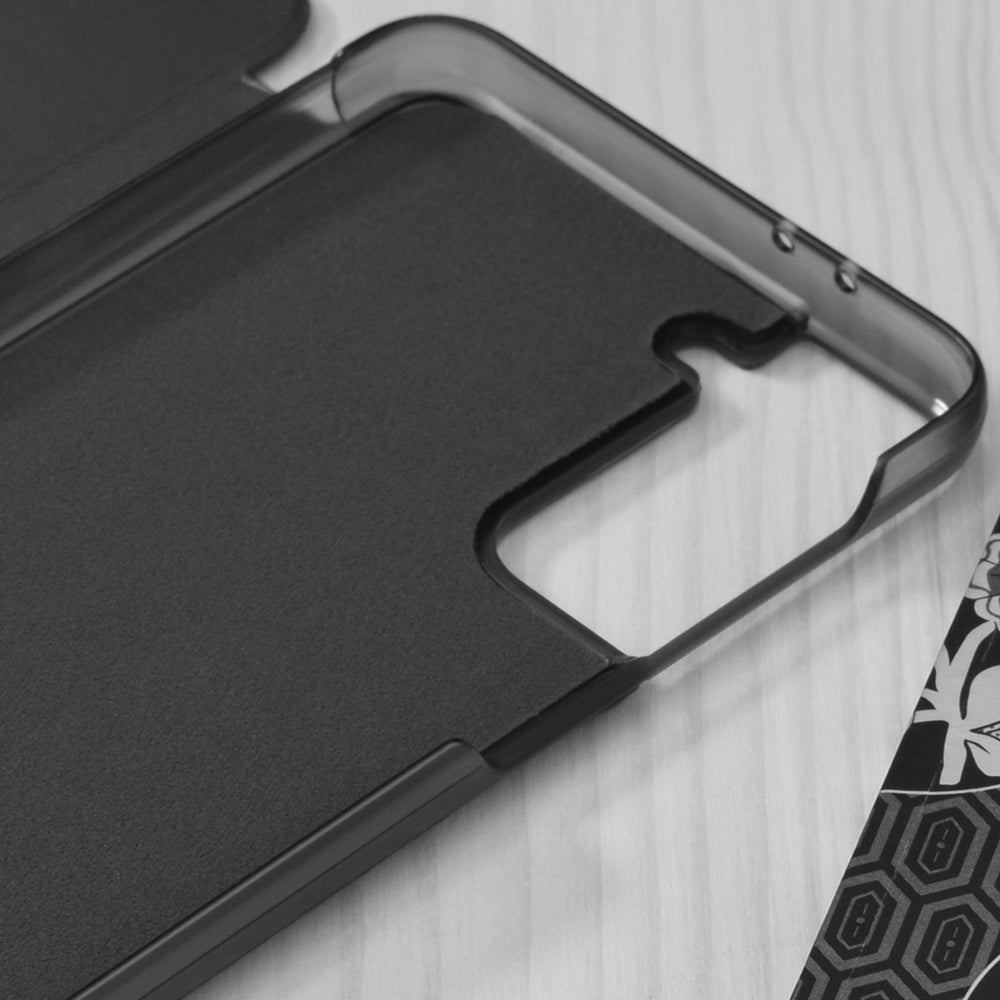 Coque pour Samsung Galaxy S21 5G G991, Techsuit, eFold, Noire