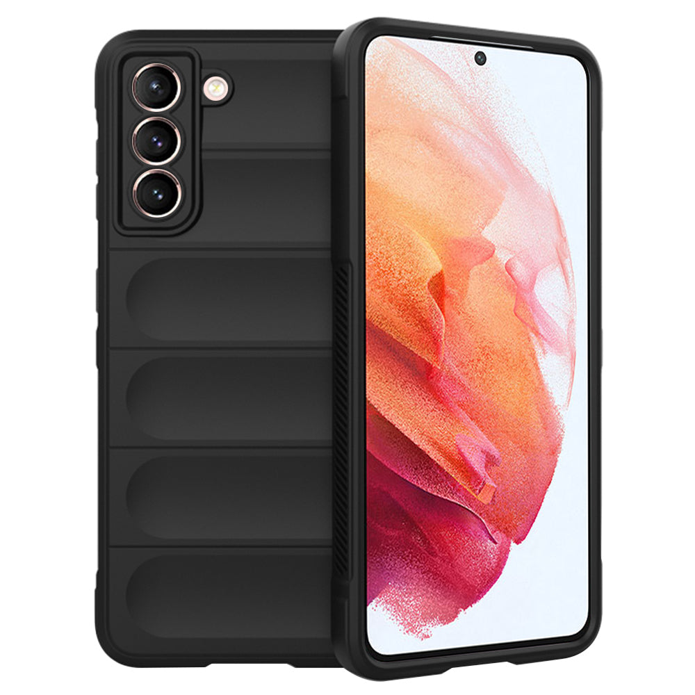 Custodia per Samsung Galaxy S21 5G G991, Techsuit, Magic Shield, Nera