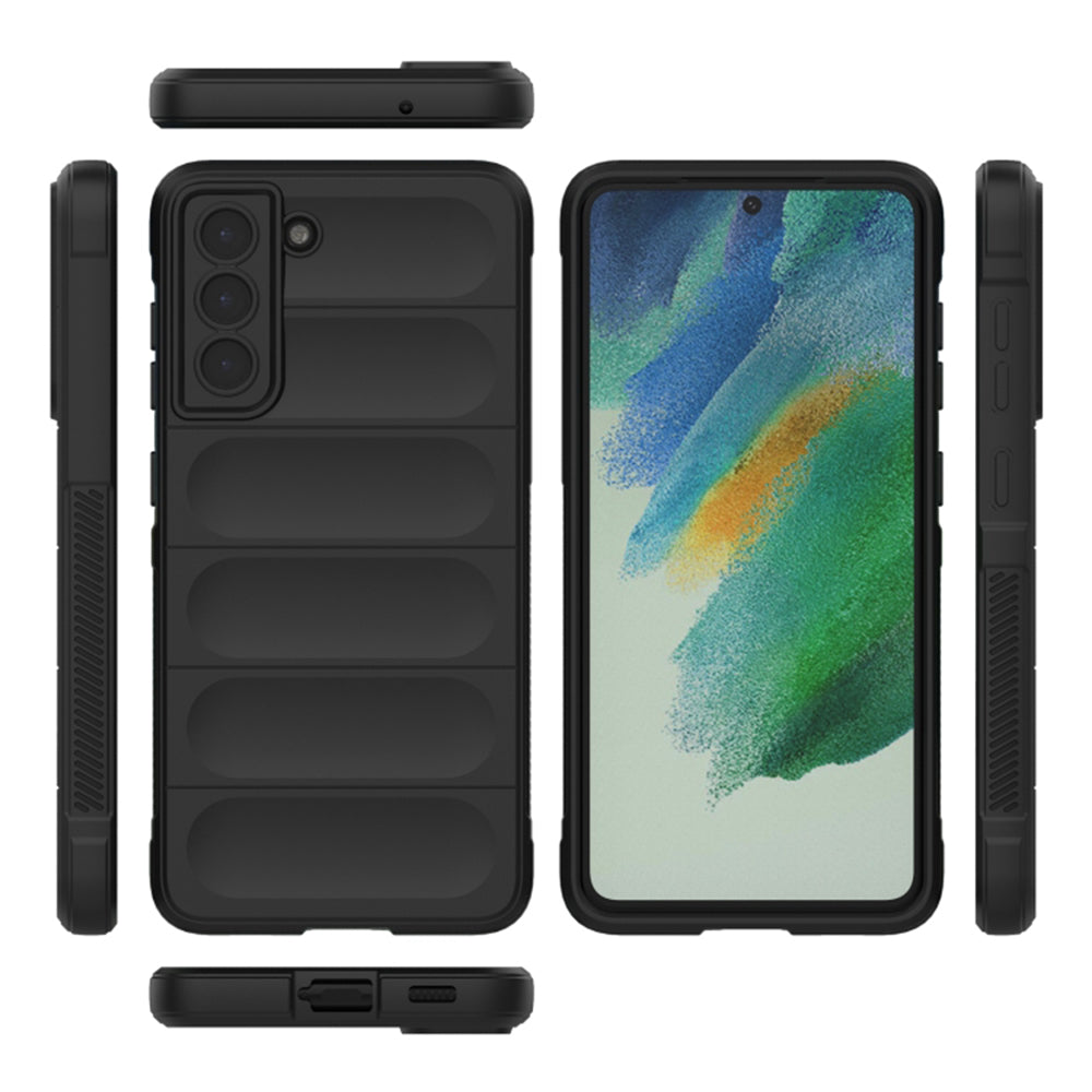 Custodia per Samsung Galaxy S21 FE 5G G990, Techsuit, Magic Shield, Nera