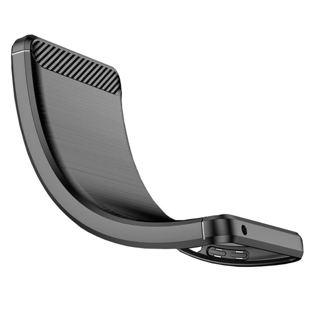 Custodia per Samsung Galaxy S22 5G S901, Techsuit, Carbonio, Nera