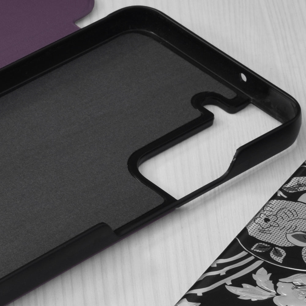 Custodia per Samsung Galaxy S22 5G S901, Techsuit, eFold, Viola