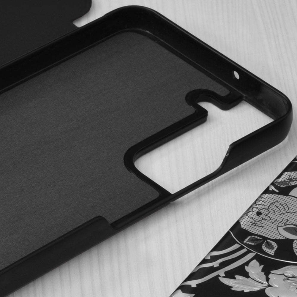 Custodia per Samsung Galaxy S22 5G S901, Techsuit, eFold, Nera